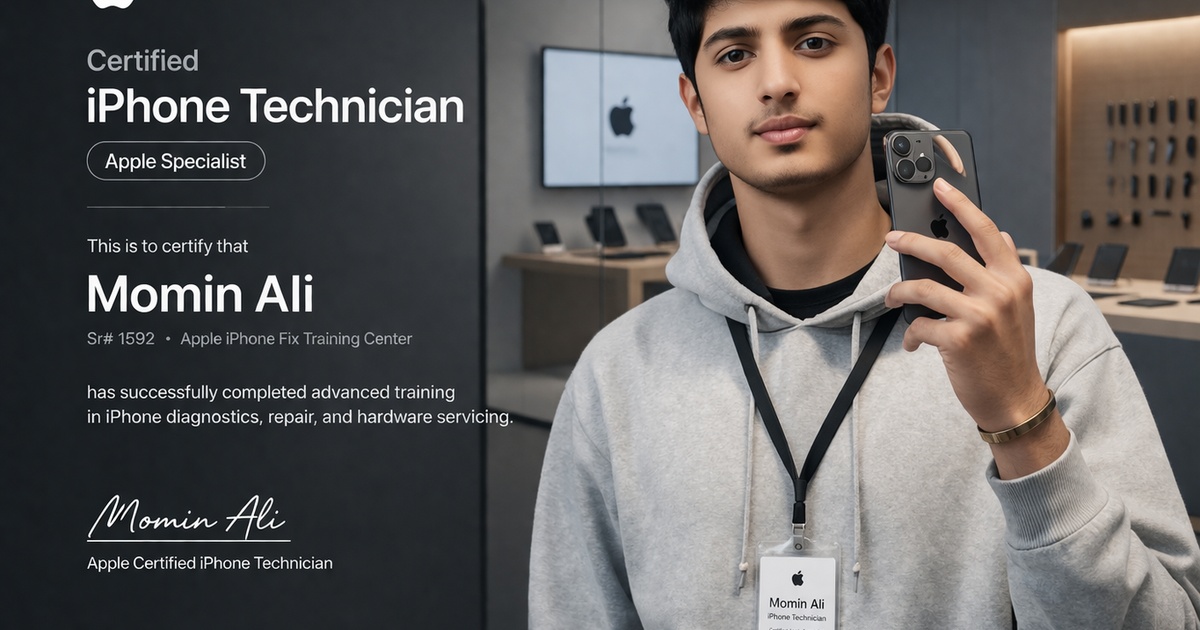 Certified iPhone Technician